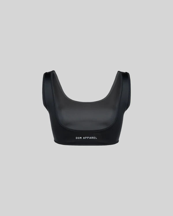 CROP TOP DOM APPAREL BLACK